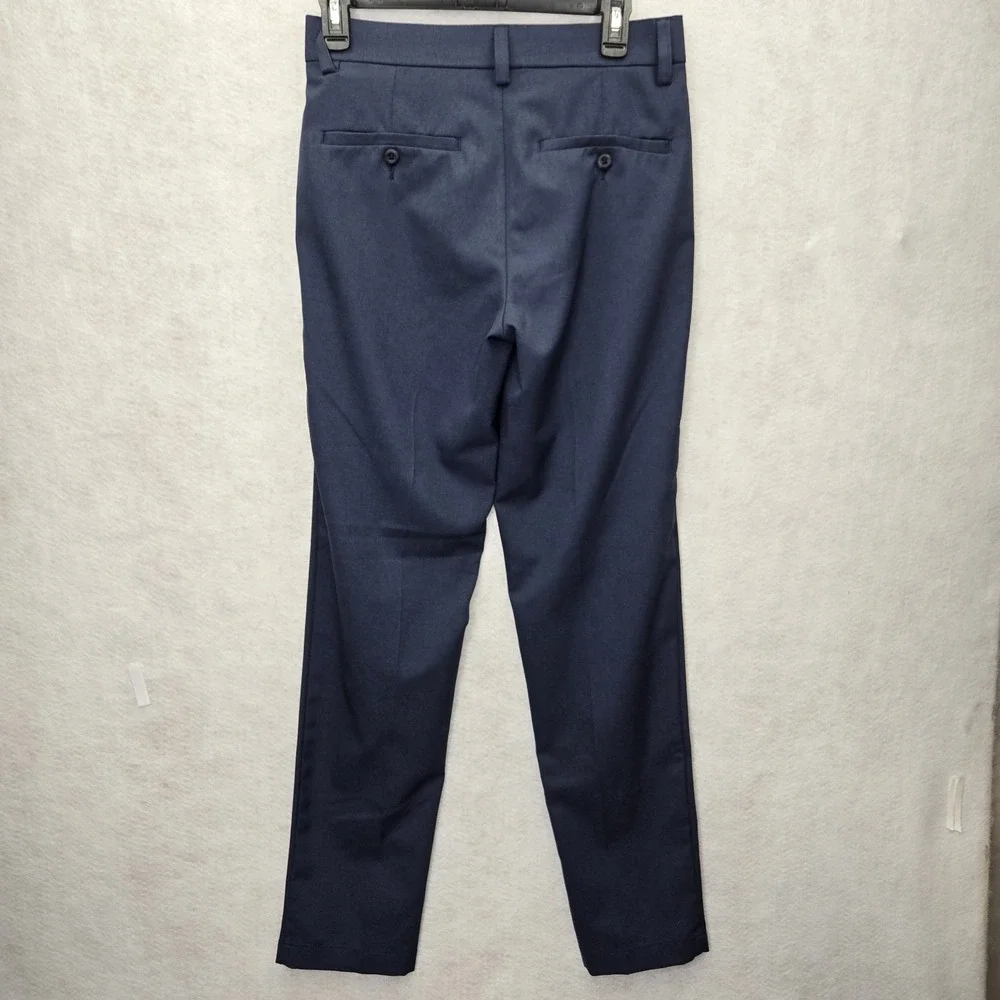 Haggar Cool Right Performance Flex Dress Pants Mens‎ Sz 29 X 32 Navy Blue Chino